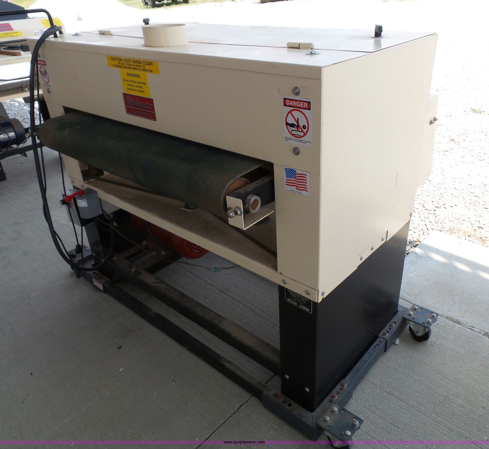 Woodmaster W3875 drum sander in Leavenworth, KS Item BG9482 sold