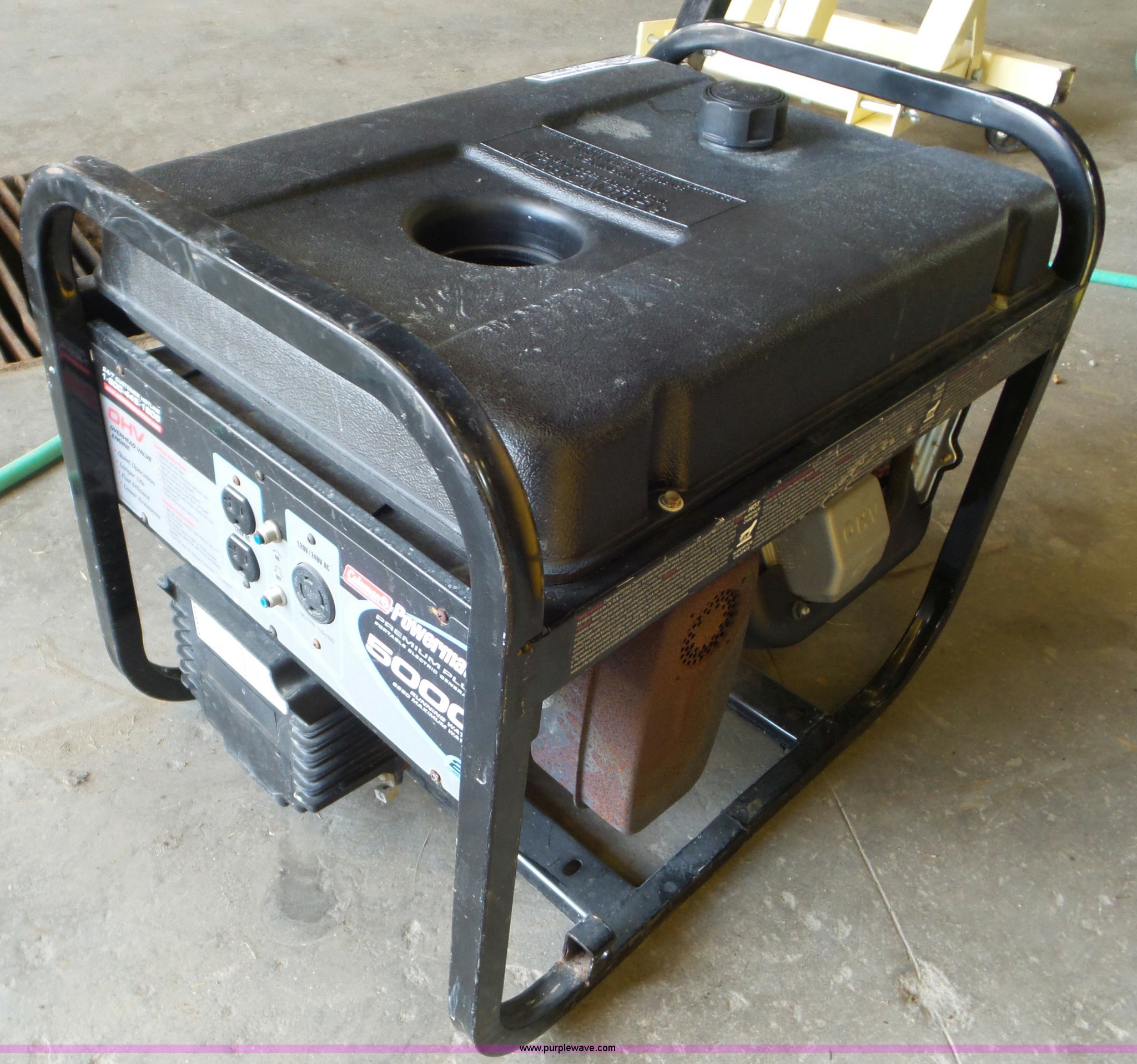 Coleman Powermate 6250 generator in Maryville, MO Item CC9894 sold
