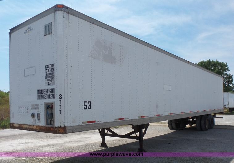 image for item BS9846 1993 Monon MA3-32-ST-53W dry van trailer