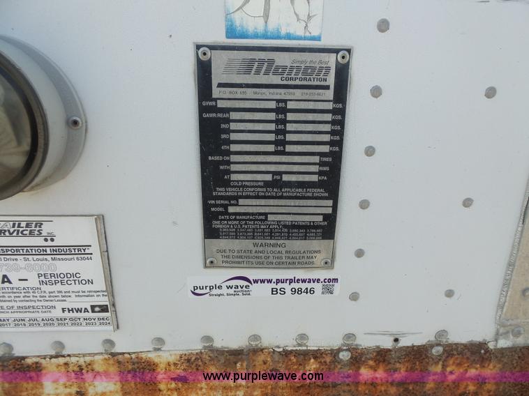 image for item BS9846 1993 Monon MA3-32-ST-53W dry van trailer