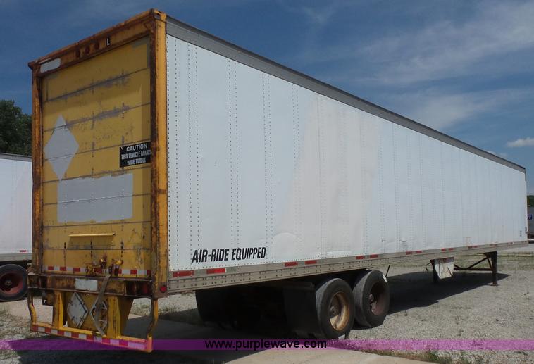 image for item BS9849 1998 Wabash 1JJ dry van trailer