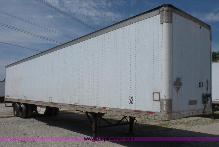 image for item BS9849 1998 Wabash 1JJ dry van trailer