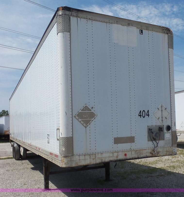 image for item BS9849 1998 Wabash 1JJ dry van trailer