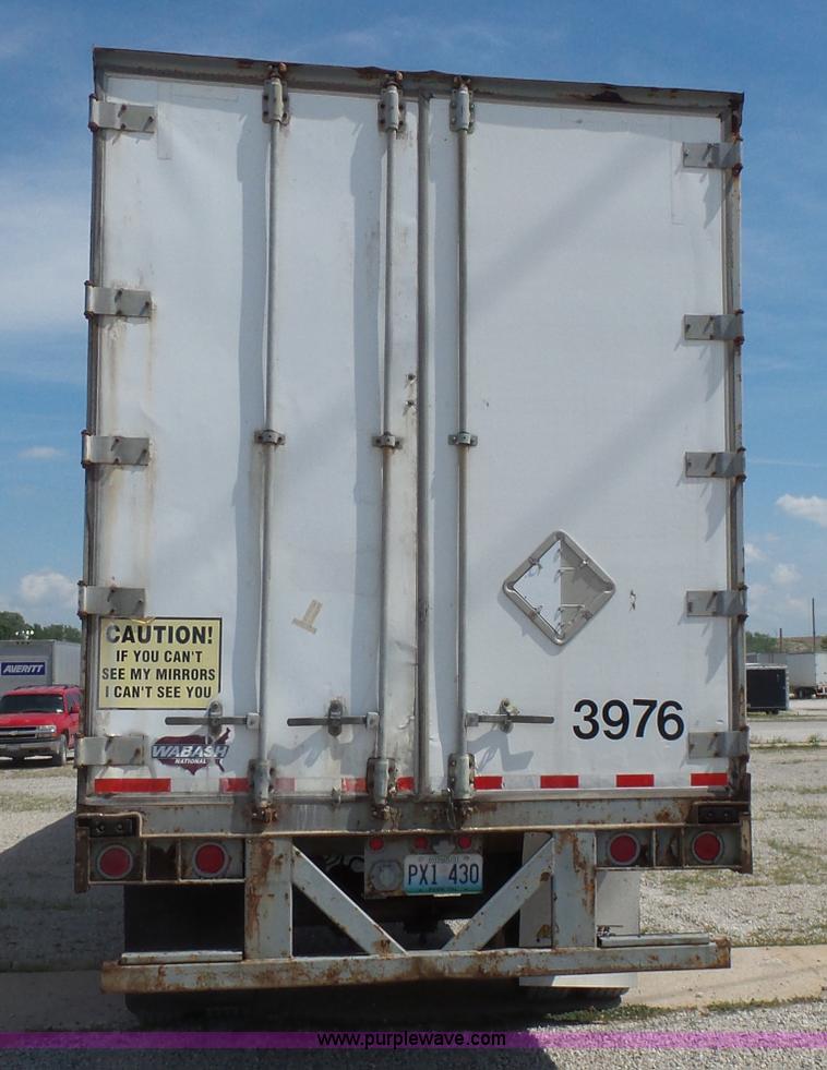 image for item BS9851 1995 Wabash dry van trailer