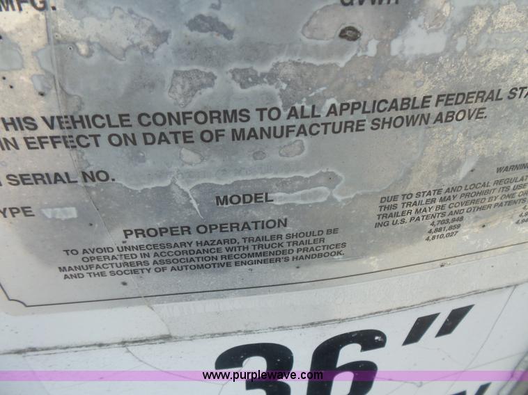 image for item BS9851 1995 Wabash dry van trailer