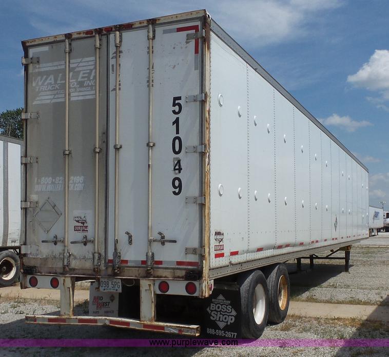 image for item BS9853 2001 Wabash dry van trailer