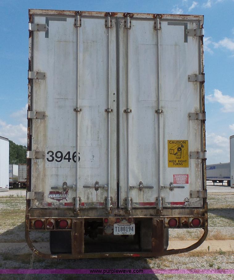 image for item BS9854 1994 Wabash dry van trailer