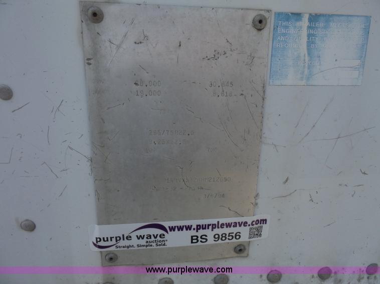 image for item BS9856 1994 Mann 1NN dry van trailer