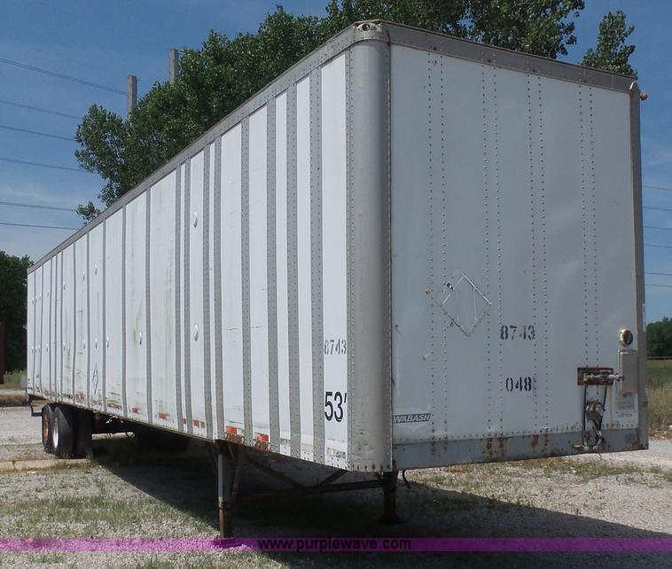 image for item BS9858 1996 dry van trailer