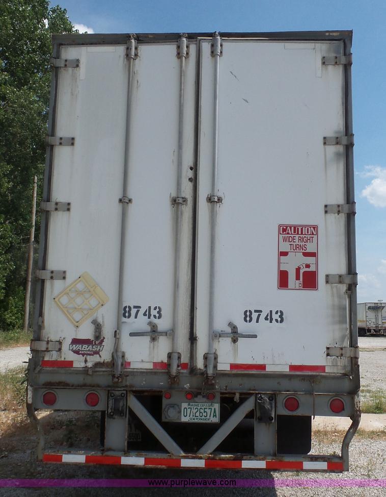 image for item BS9858 1996 dry van trailer