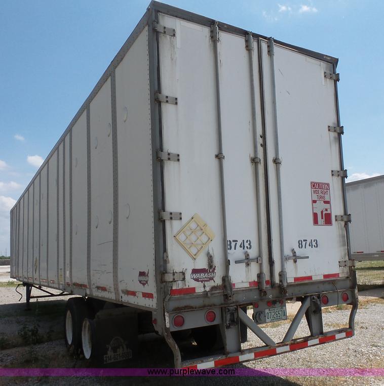 image for item BS9858 1996 dry van trailer