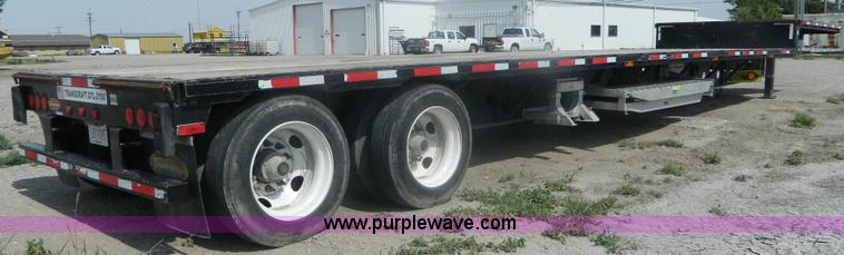 image for item J8879 2012 Transcraft DTL-2100 drop deck trailer