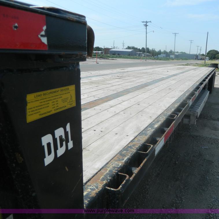 image for item J8879 2012 Transcraft DTL-2100 drop deck trailer