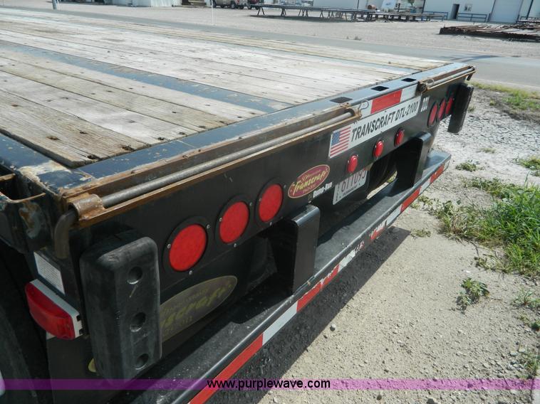 image for item J8879 2012 Transcraft DTL-2100 drop deck trailer