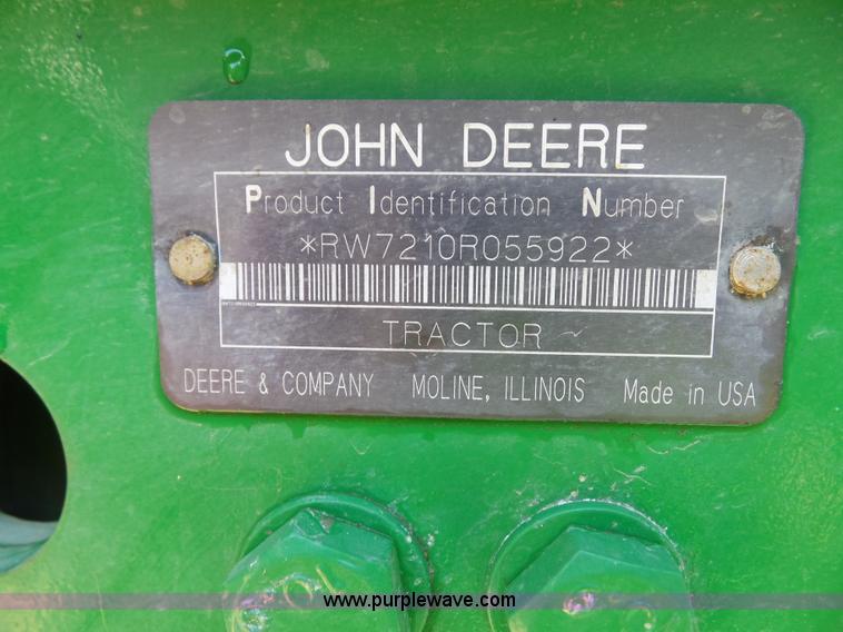 image for item BG9436 John Deere 7210 tractor forks