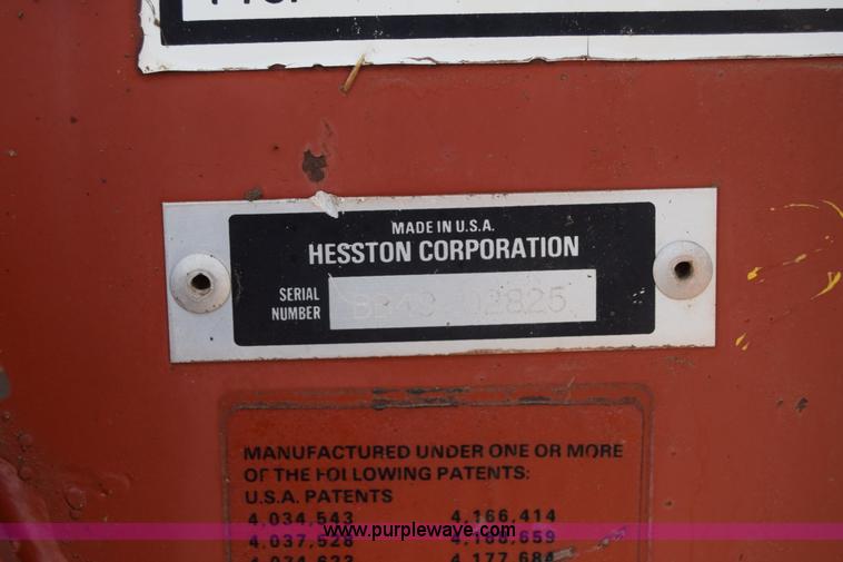 image for item CB9043 Hesston 4900 large square baler