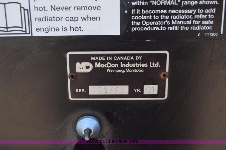 image for item CB9137 2001 MacDon 9350 Turbo windrower