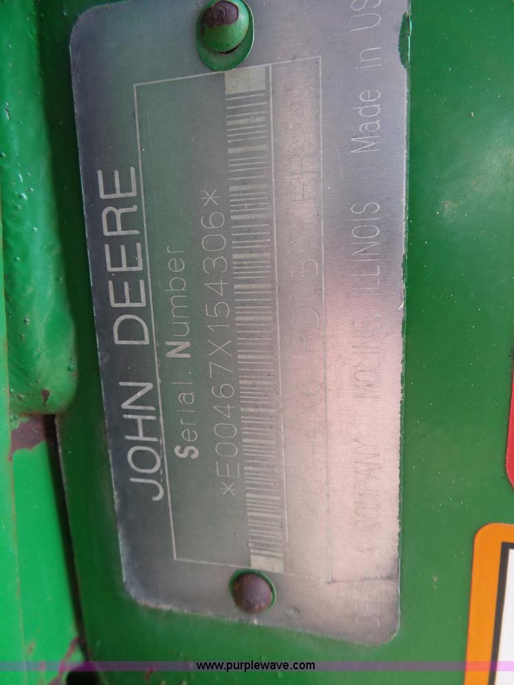 image for item J6027 2000 John Deere 467 Silage Special round baler