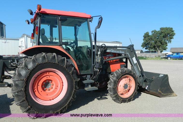 image for item J8856 2003 Kubota M6800 HDC MFWD tractor