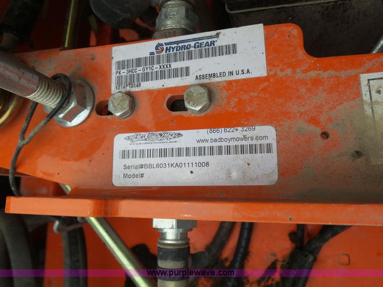 image for item K3197 Bad Boy Z-Pro series ZTR lawn mower