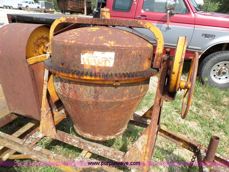 image for item K5375 Montgomry Ward concrete mixer