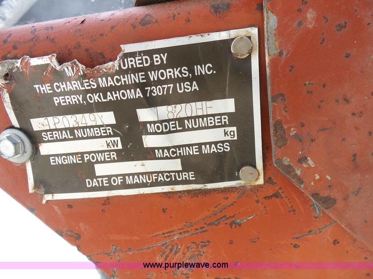 image for item AG9182 1997 Ditch Witch 1820HF trencher