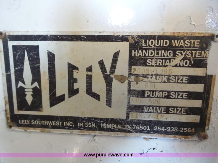 image for item AG9218 2005 Lely 80BBL vacuum bed