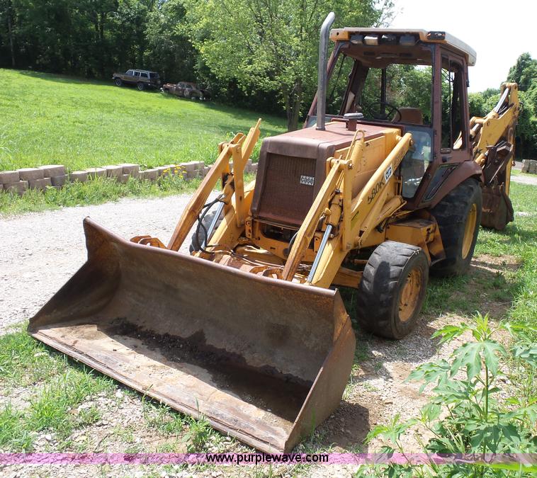 image for item AV9917 1990 Case 580K backhoe