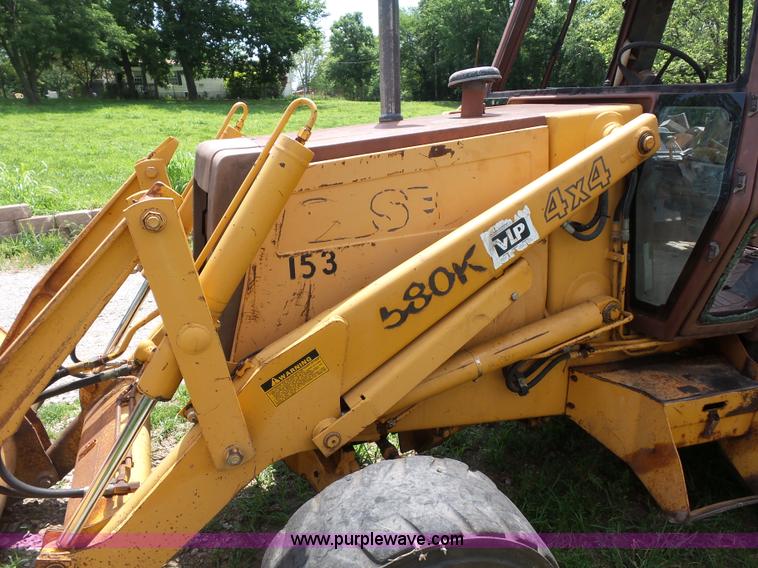 image for item AV9917 1990 Case 580K backhoe