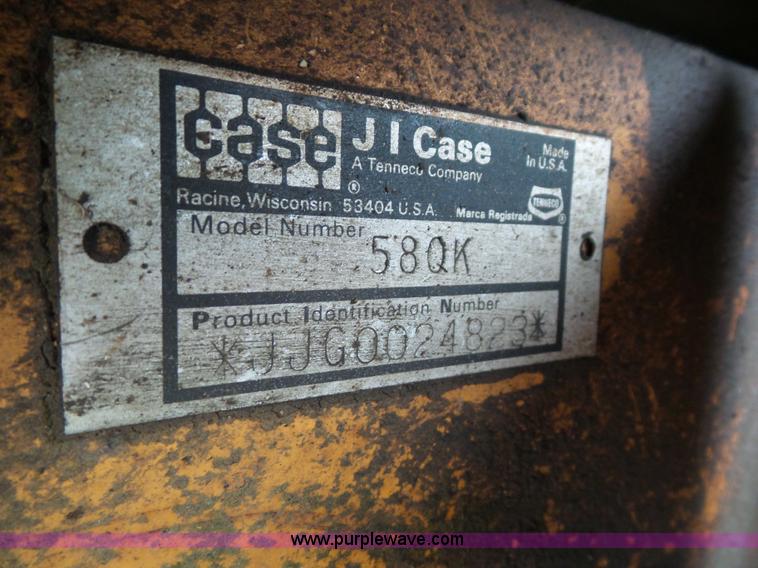 image for item AV9917 1990 Case 580K backhoe