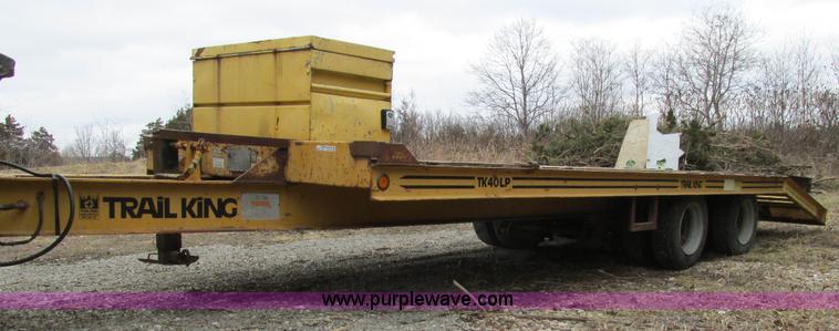 image for item AW9778 1993 Trail King TK40LP trailer