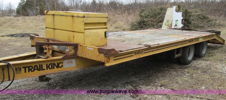 image for item AW9778 1993 Trail King TK40LP trailer
