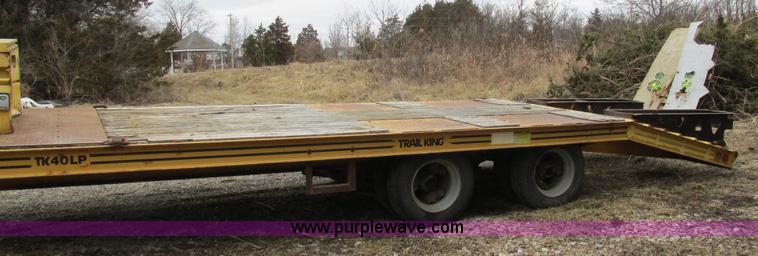 image for item AW9778 1993 Trail King TK40LP trailer