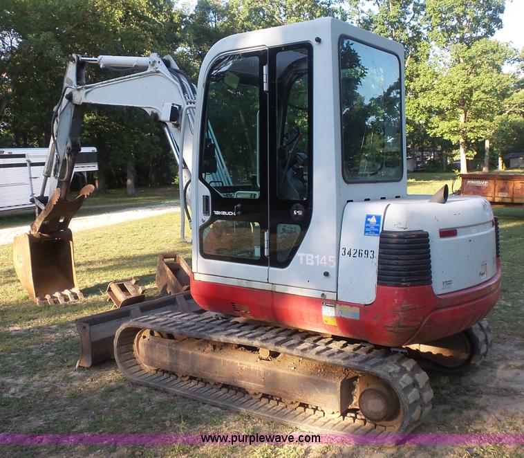 image for item BS9838 2002 Takeuchi TB145 compact excavator