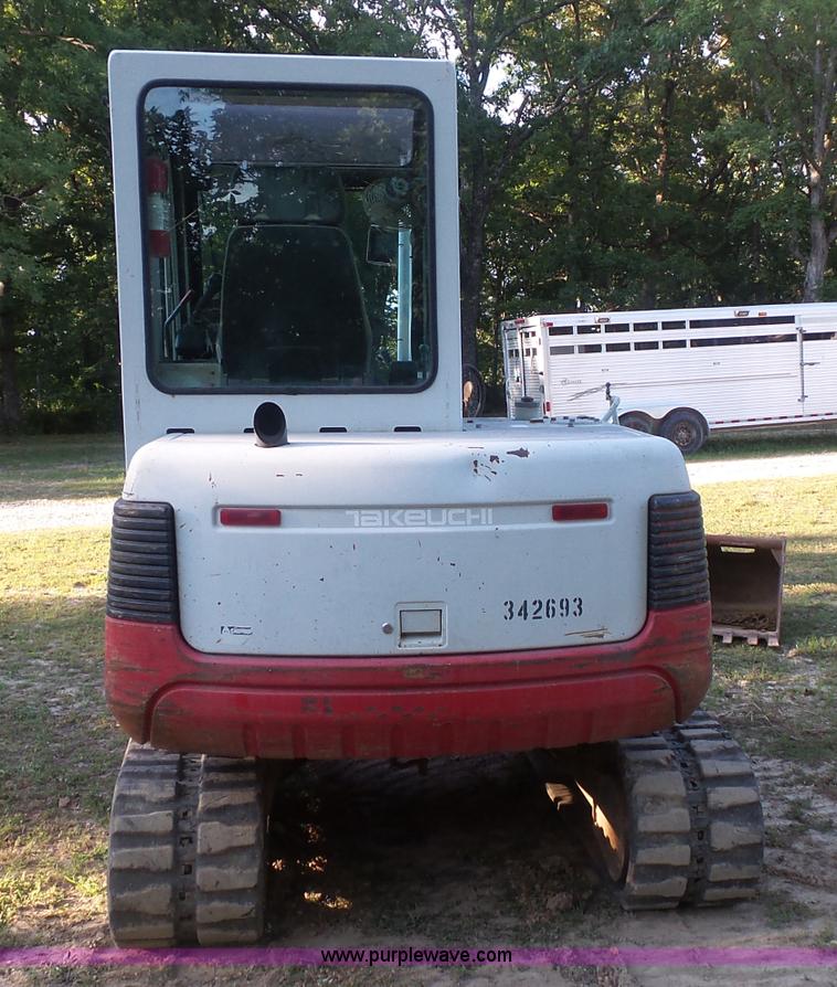 image for item BS9838 2002 Takeuchi TB145 compact excavator