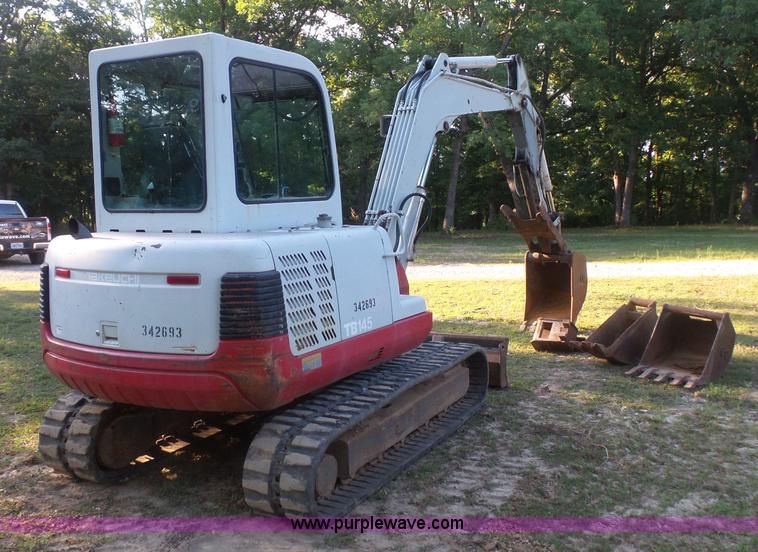 image for item BS9838 2002 Takeuchi TB145 compact excavator