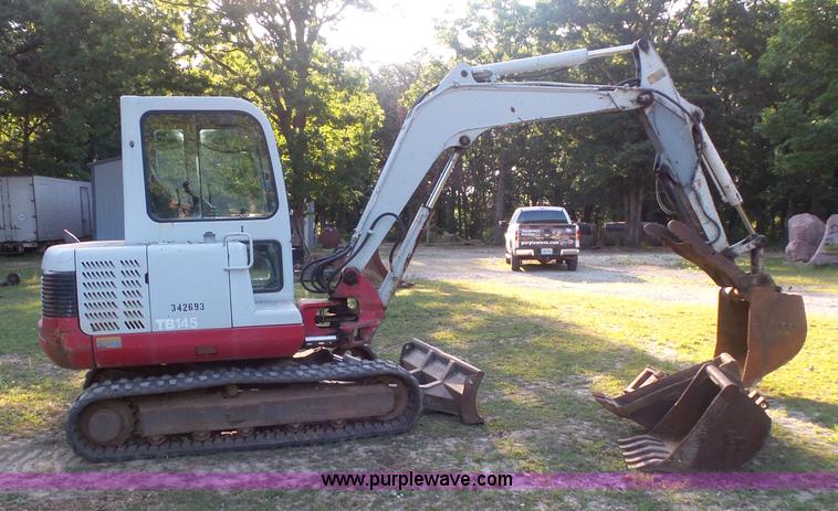 image for item BS9838 2002 Takeuchi TB145 compact excavator