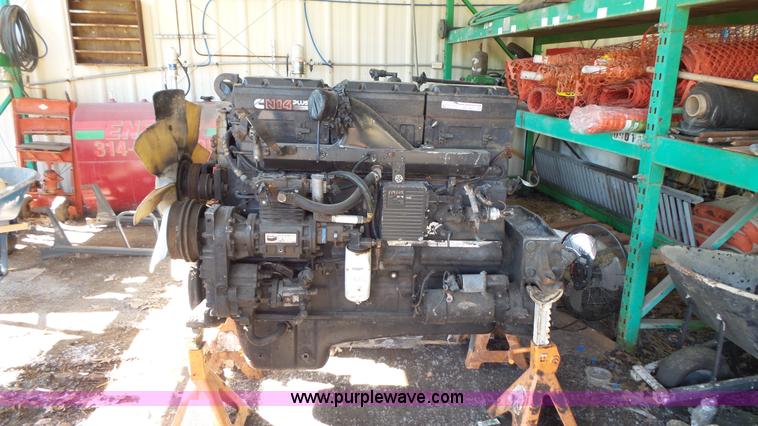 image for item BS9877 Cummins N14 Plus turbo diesel engine