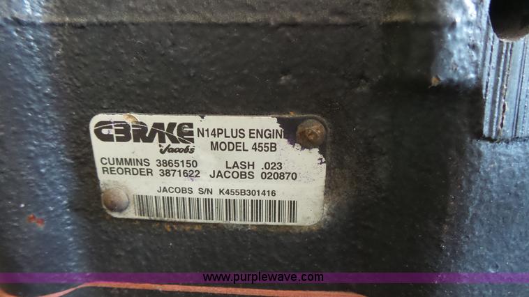 image for item BS9877 Cummins N14 Plus turbo diesel engine