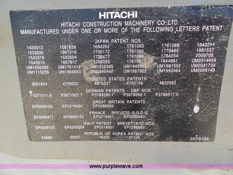 image for item BZ9761 1998 Hitachi EX200LC-5 excavator