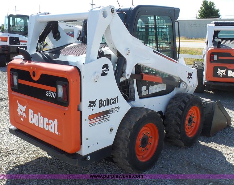 image for item J1661 2015 Bobcat S570 skid steer