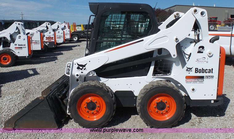 image for item J1661 2015 Bobcat S570 skid steer