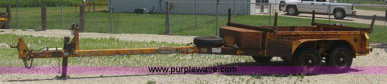 image for item J2779 1988 Butler pole trailer