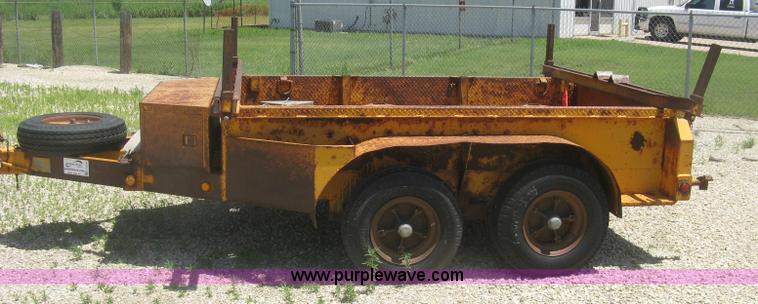 image for item J2779 1988 Butler pole trailer