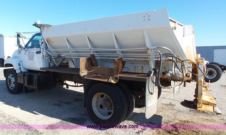 image for item K2190 1999 GMC C7500 spreader truck