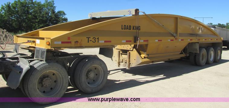 image for item K4031 2001 Load King bottom dump trailer