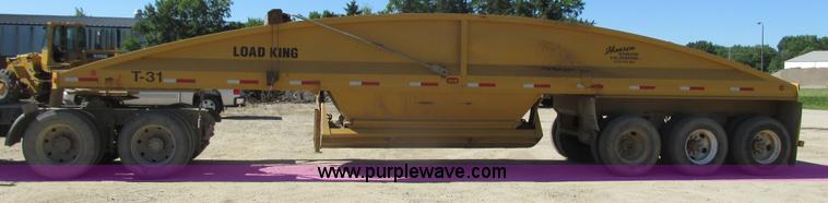 image for item K4031 2001 Load King bottom dump trailer