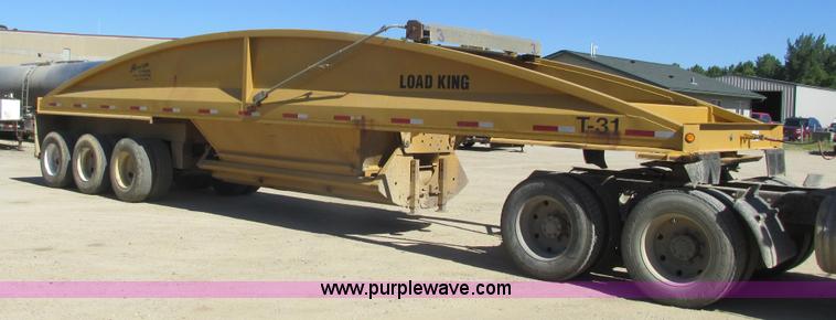 image for item K4031 2001 Load King bottom dump trailer