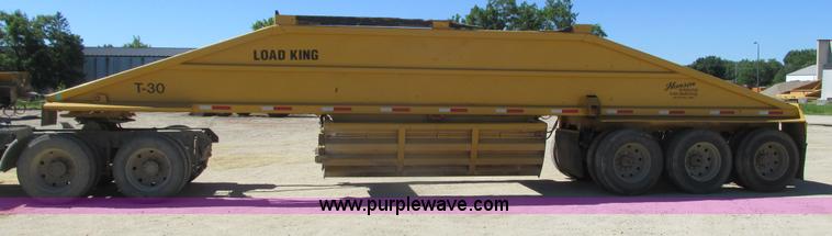image for item K4032 1992 Load King bottom dump trailer