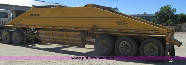 image for item K4032 1992 Load King bottom dump trailer